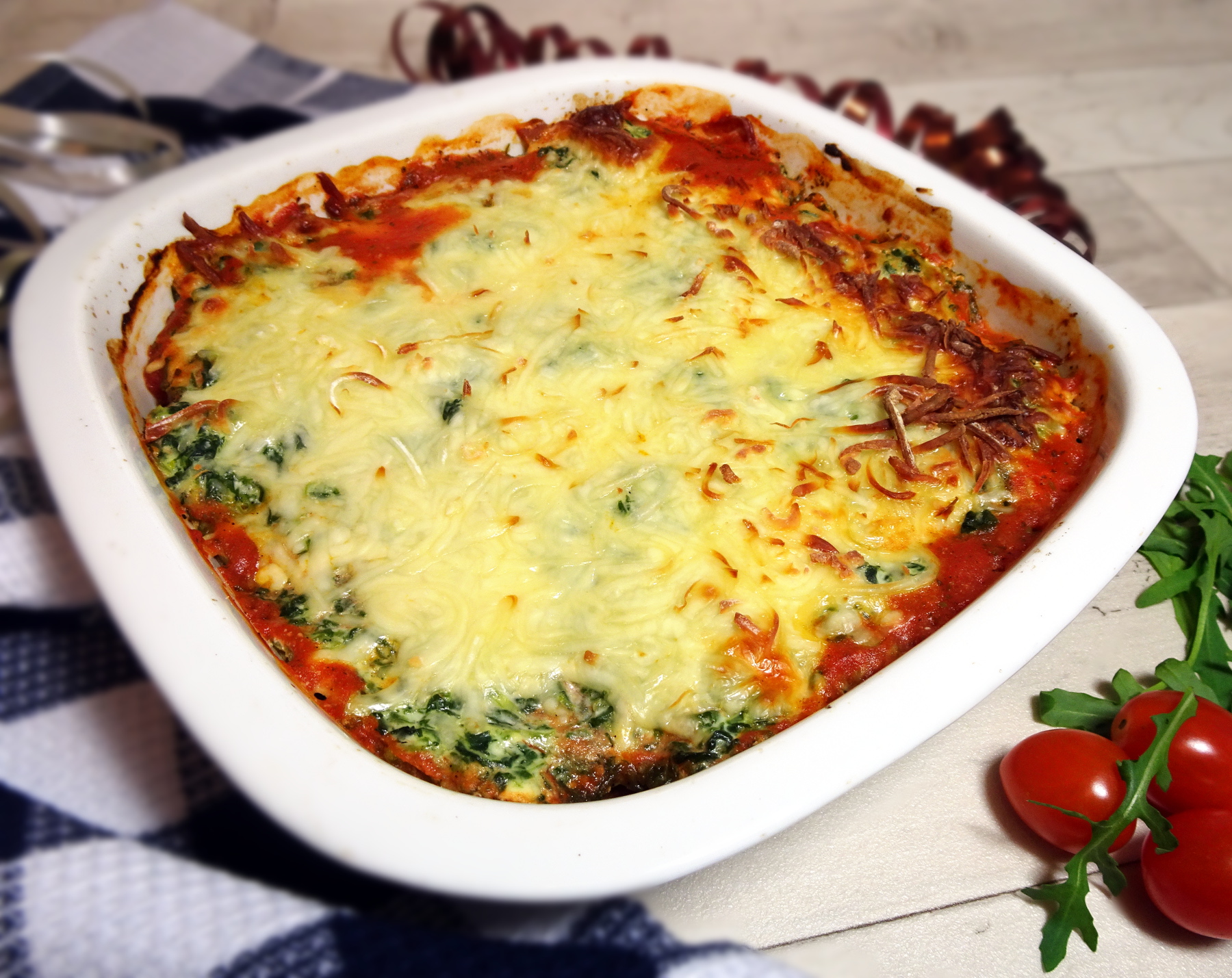 Spinat-Ricotta-Tomaten-Auflauf - Applethree | Personal blog about Food ...