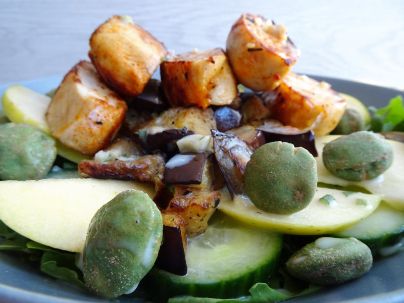Bowl mit Hähnchen und Wasabi - Applethree - Food | Travel | Games