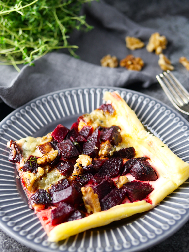 Rote Bete Rezept für Tarte mit Walnuss - Applethree - Food | Travel | Games