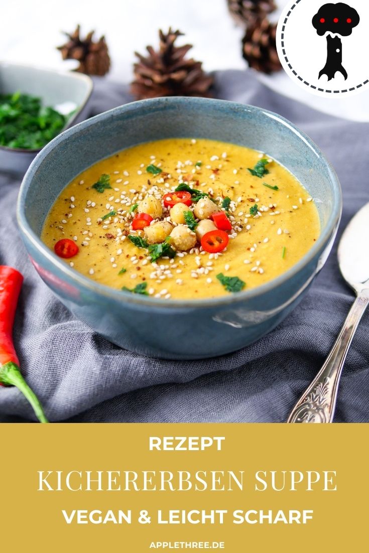 Kichererbsensuppe Vegan Rezept - Applethree - Food | Travel | Games